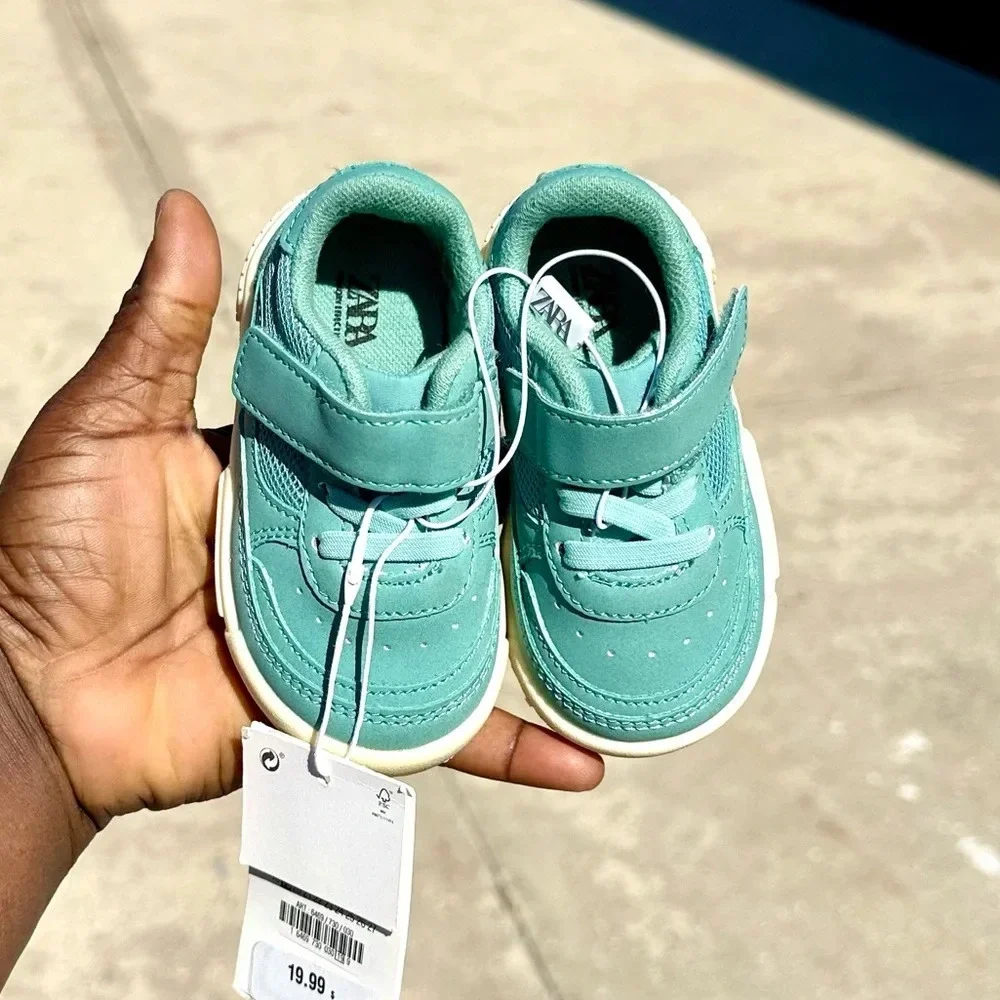 Teal Green Zara Baby Girl‎ Sneakers